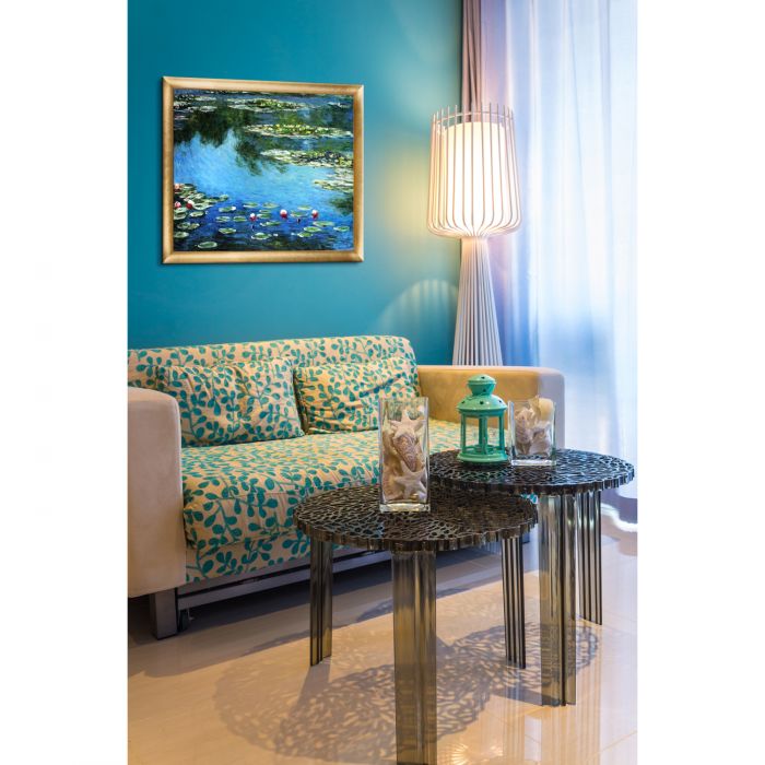 Water Lilies Pre-Framed - Gold Luminoso Frame 20"X24"