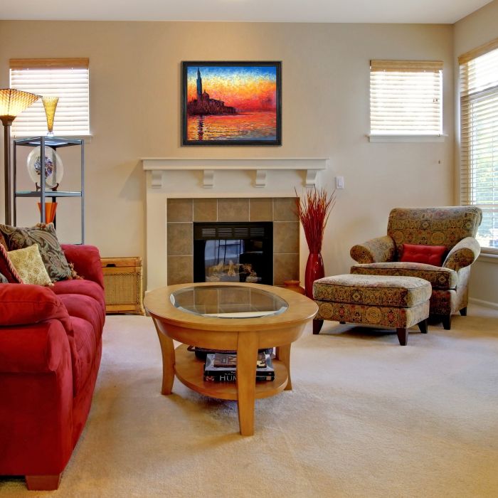 San Giorgio Maggiore by Twilight Pre-Framed - La Scala Frame 20"X24"