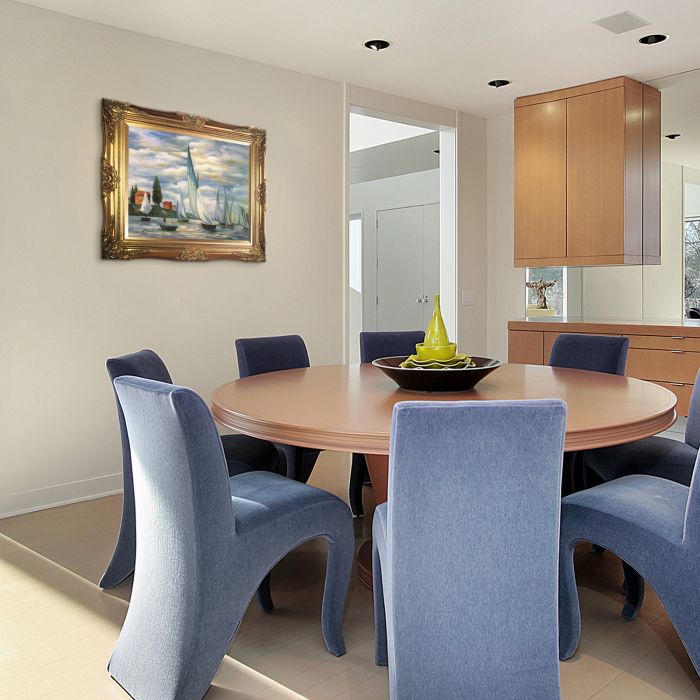 Regates at Argenteuil Pre-Framed - Victorian Gold Frame 20"X24"