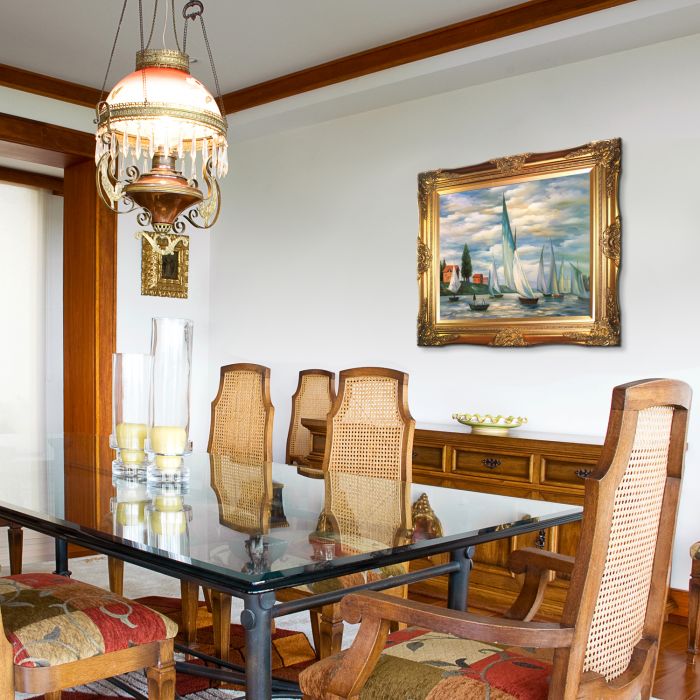 Regates at Argenteuil Pre-Framed - Victorian Gold Frame 20"X24"