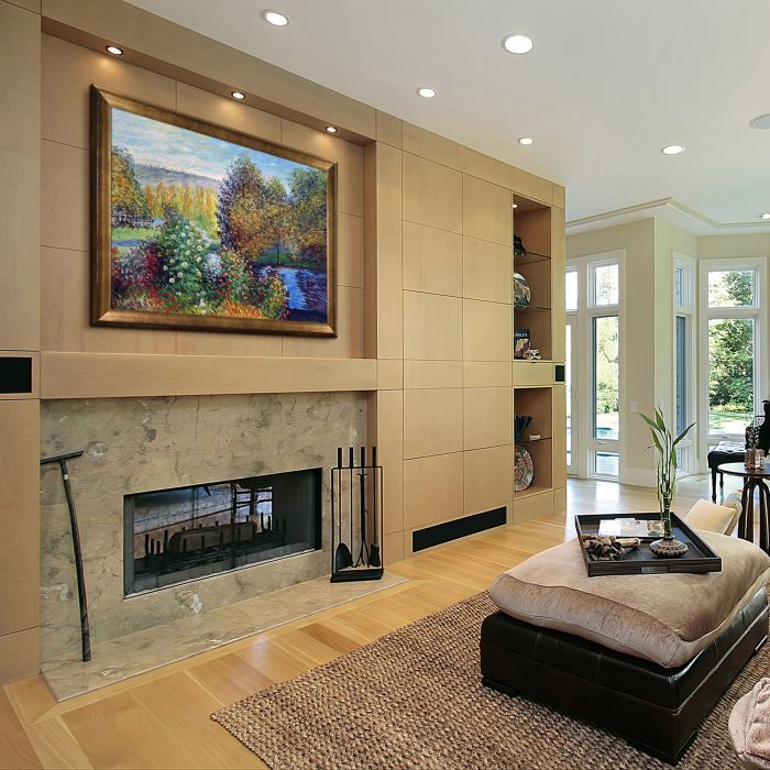 Corner of the Garden at Montgeron Pre-Framed - Athenian Gold Frame 30"X40"