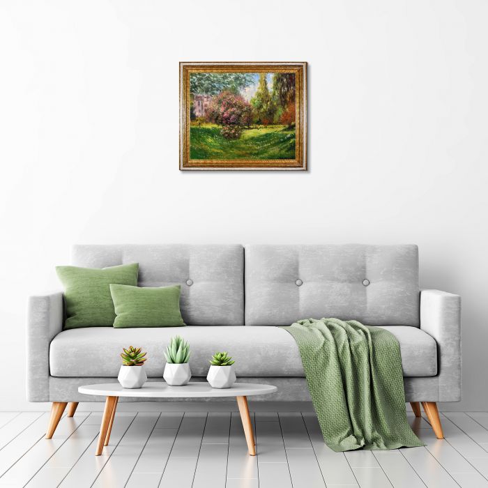 Il Parco Monceau Pre-framed - Tuscan Crackle Frame 20"X24"