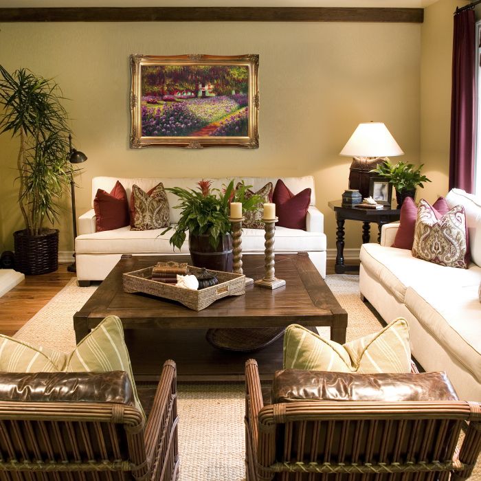 Artist's Garden at Giverny Pre-Framed - Victorian Gold Frame 24"X36"