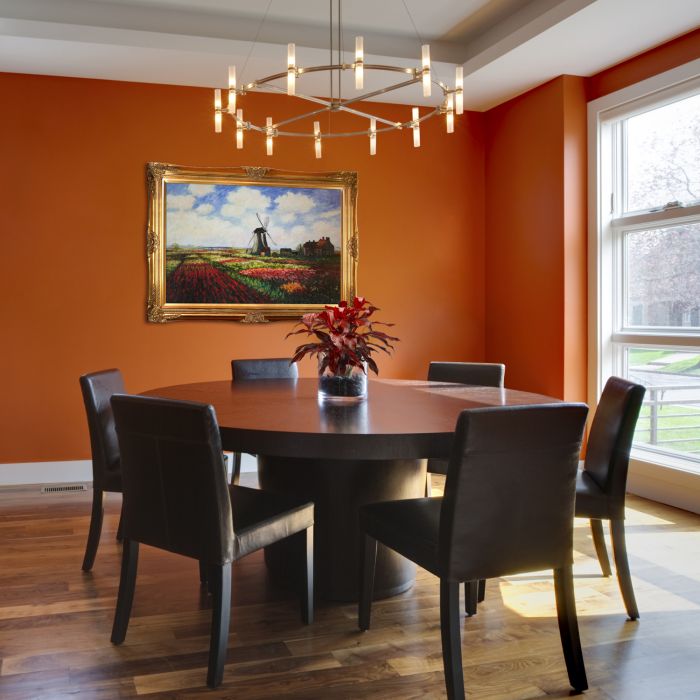 Tulip Field with the Rijnsburg Windmill Pre-Framed - Victorian Gold Frame 24"X36"