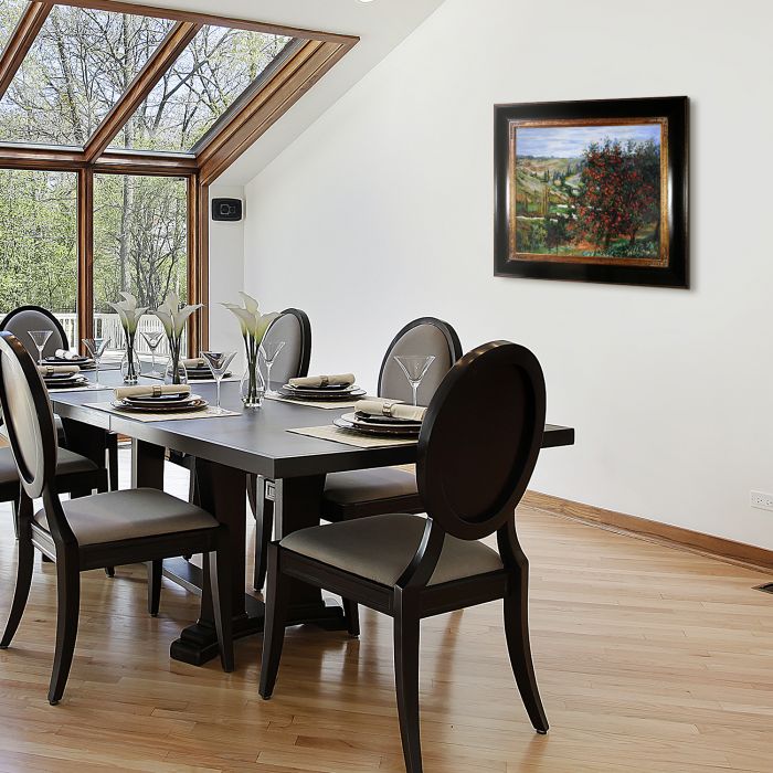 Apple Trees in Bloom at Vetheuil 1887 Pre-Framed - Opulent Frame 20"X24"