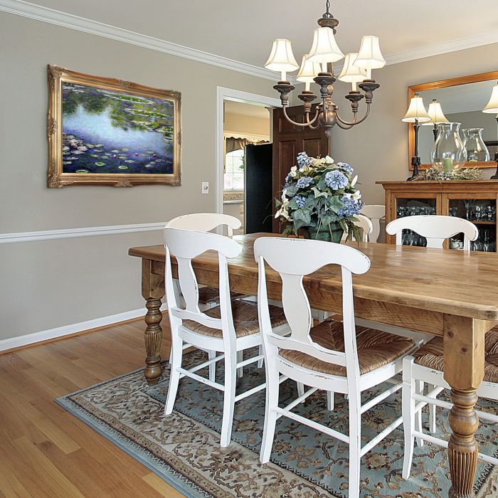 Water Lilies Pre-Framed - Victorian Gold Frame 24"X36"