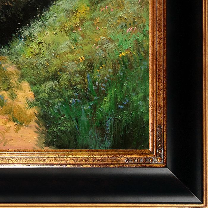 Chemin De La Cavee Pourville Pre-Framed - Opulent Frame 20"X24"