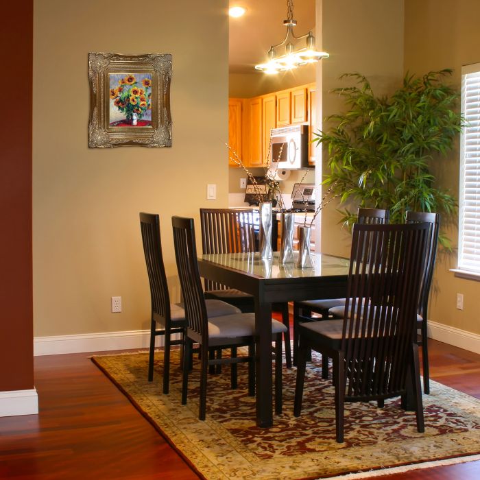 Sunflowers Pre-Framed - Victorian Gold Frame 8"X10"