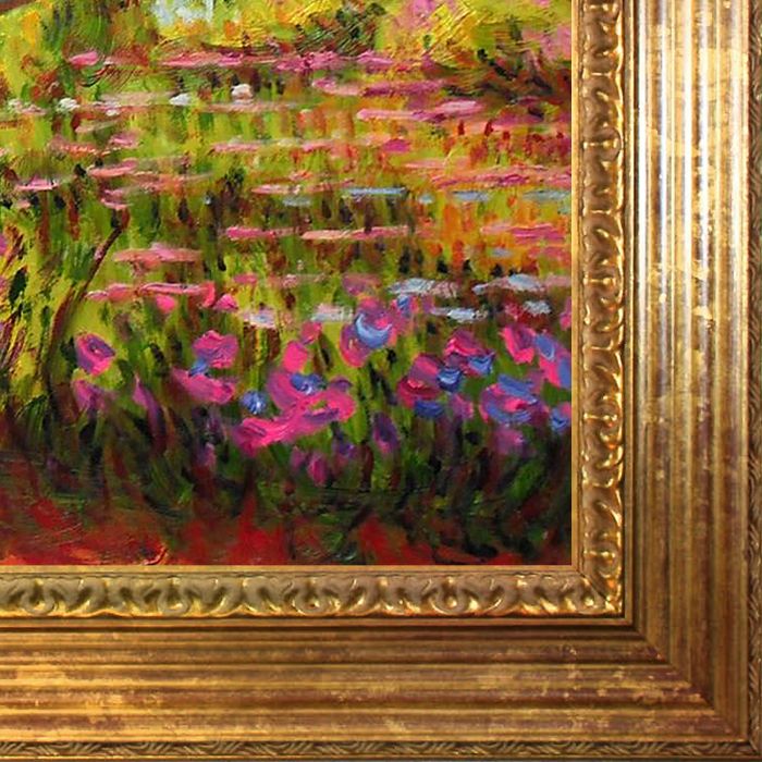 The Japanese Bridge Pre-Framed - Vienna Gold Leaf Frame 20"X24"