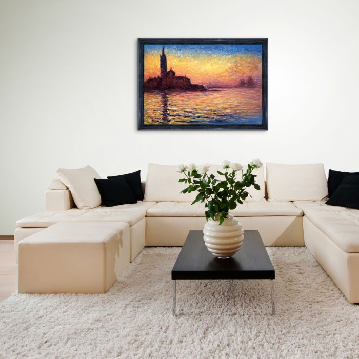 San Giorgio Maggiore by Twilight Pre-Framed - La Scala King Frame 24