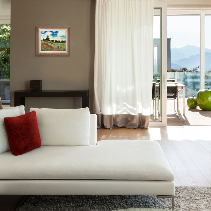 Poppy Field in Argenteuil Pre-Framed - Spoleto Bronze 8" X 10"