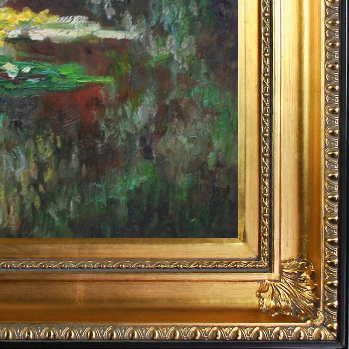 Water Lilies Pre-Framed - Regency Gold Frame 20"X24"