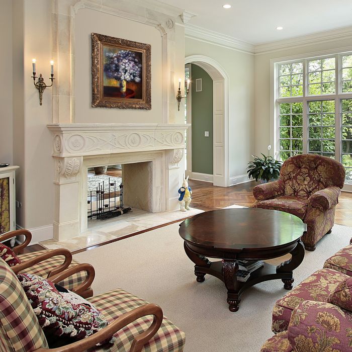 Asters, 1880 Pre-Framed - Burgeon Gold Frame 20"X24"