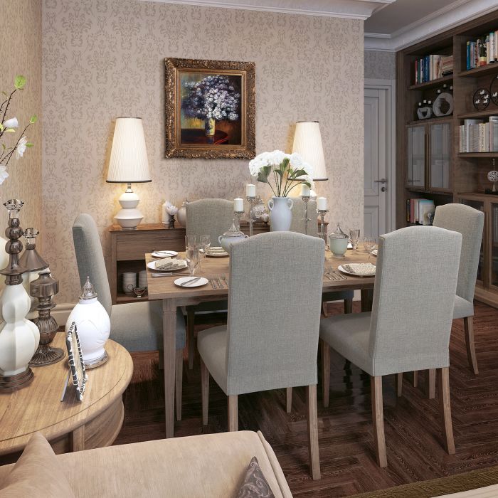 Asters, 1880 Pre-Framed - Burgeon Gold Frame 20"X24"