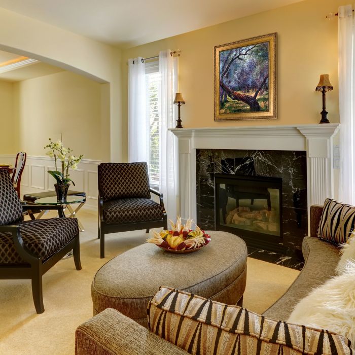 Olive Trees (Study) Pre-Framed - Versailles Gold King Frame 20" X 24"