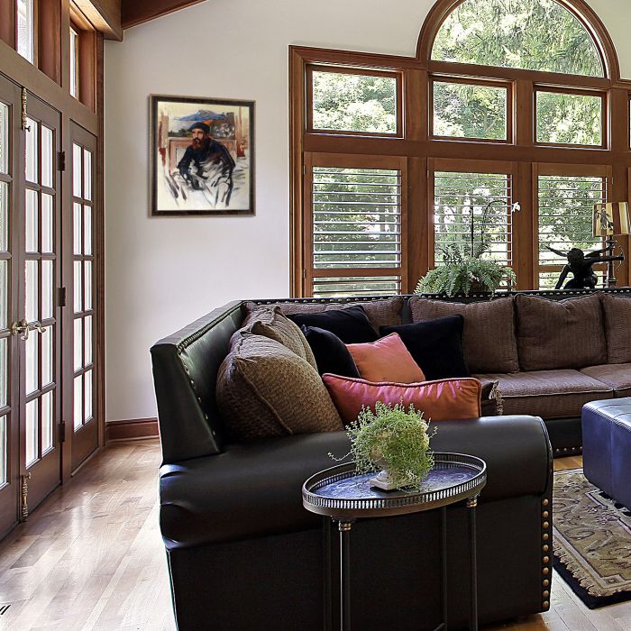 Self Portrait in his Atelier (unfinished image) Pre-Framed - Hermitage Cabernet Scooped Frame 20X24