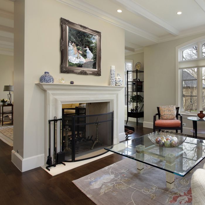 Women in the Garden, 1866 Pre-framed - Victorian Champagne Frame 20