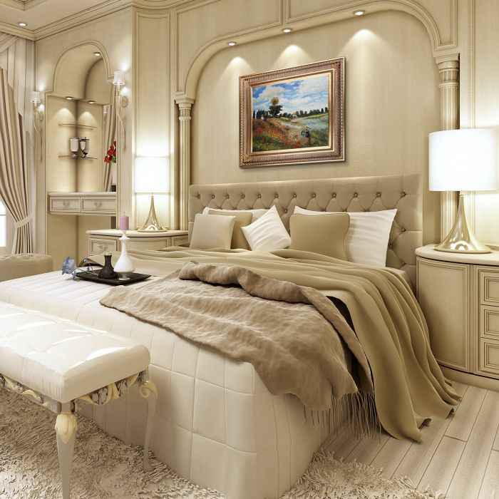 Poppy Field in Argenteuil Pre-Framed - Regal Gold Frame 20"X24"