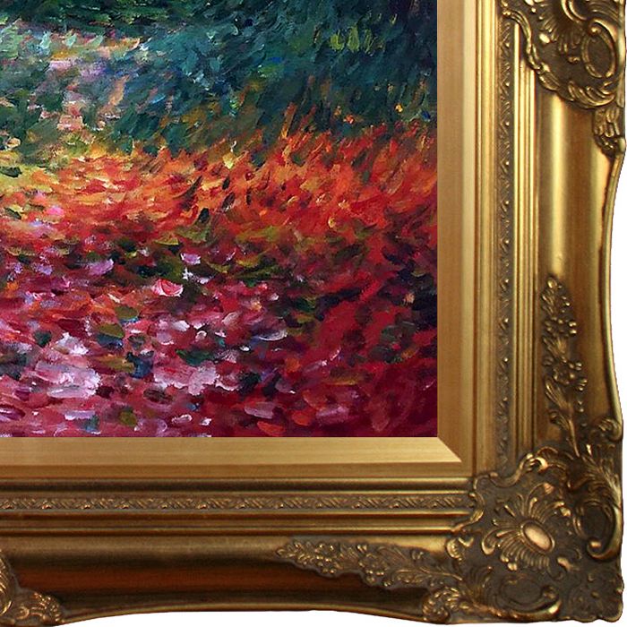 The Undergrowth in the Forest of Saint-Germain, 1882 Pre-Framed - Victorian Gold Frame 20"X24"