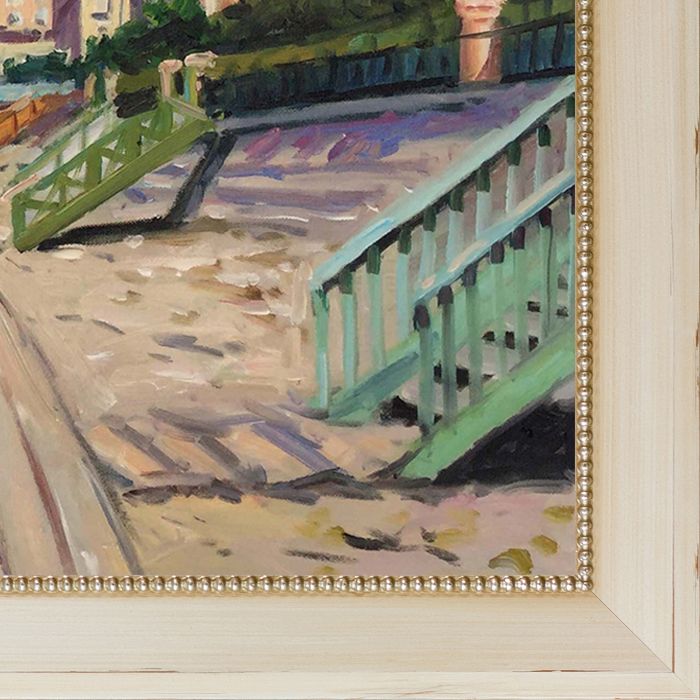 The Boardwalk At Trouville Pre-Framed - Constantine Frame 20" X 24"