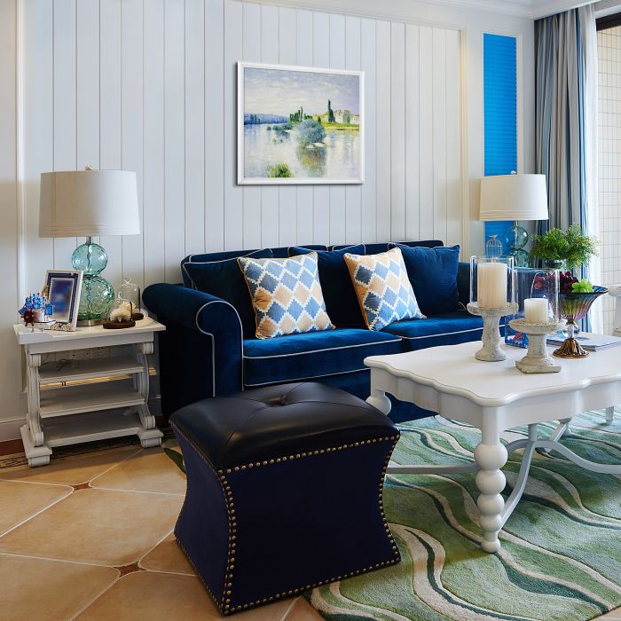 The Seine at Lavacourt Pre-Framed - Moderne Blanc Frame 20" X 24"