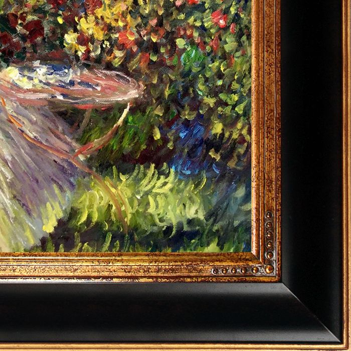 Alice Hoschede Au Jardin Pre-Framed - Opulent Frame 20"X24"