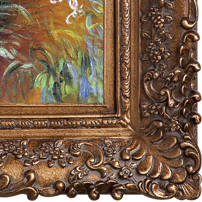 Irises Pre-Framed - Burgeon Gold Frame 8"X10"