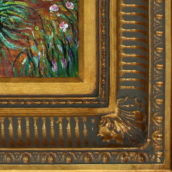 Irises Pre-Framed - Regal Gold Frame 8"X10"