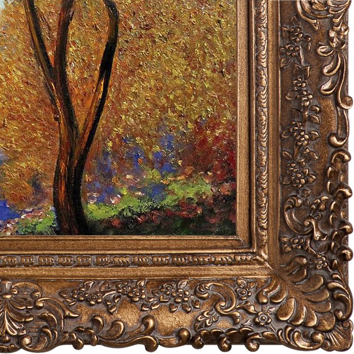 Antibes, View of Salis Pre-Framed - Burgeon Gold Frame 20"X24"