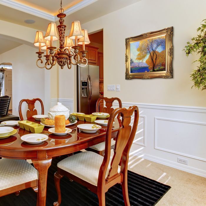 Antibes, View of Salis Pre-Framed - Victorian Gold Frame 20"X24"