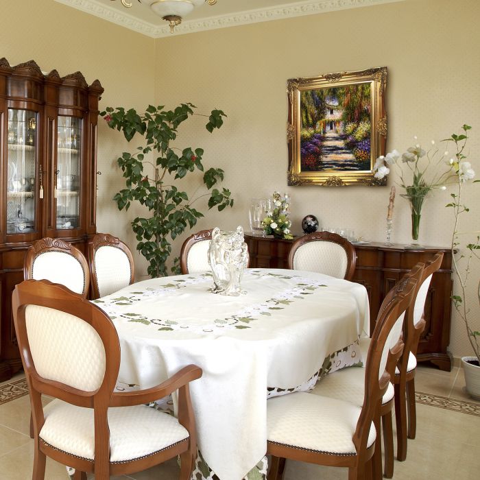 Garden Path at Giverny Pre-Framed - Victorian Gold Frame 20"X24"