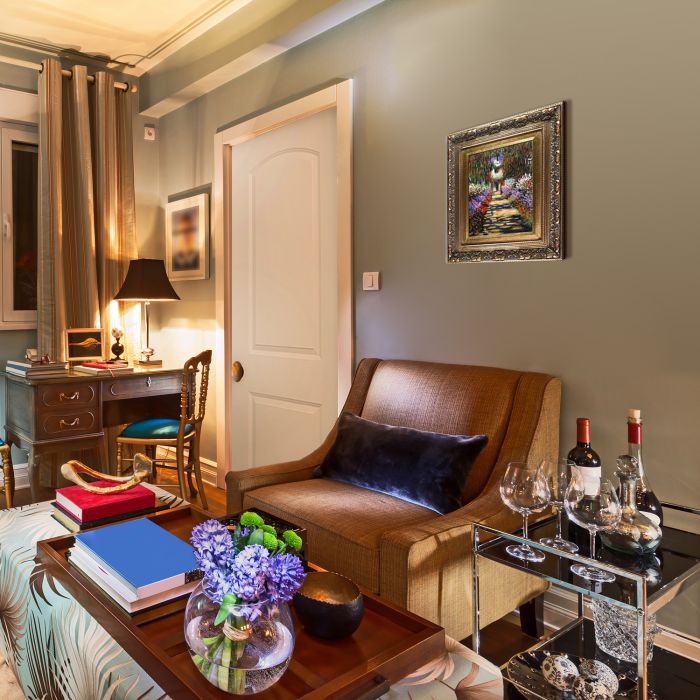 Garden Path at Giverny Pre-Framed - Baroque Antique Gold Frame 8"X10"