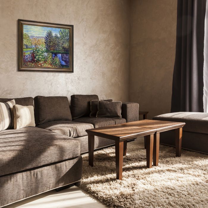 Corner of the Garden at Montgeron Pre-Framed - Modena Vintage 20" X 24"