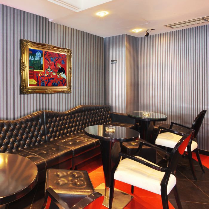 Red Room (Harmony in Red) Pre-Framed - Victorian Gold Frame 20"X24"