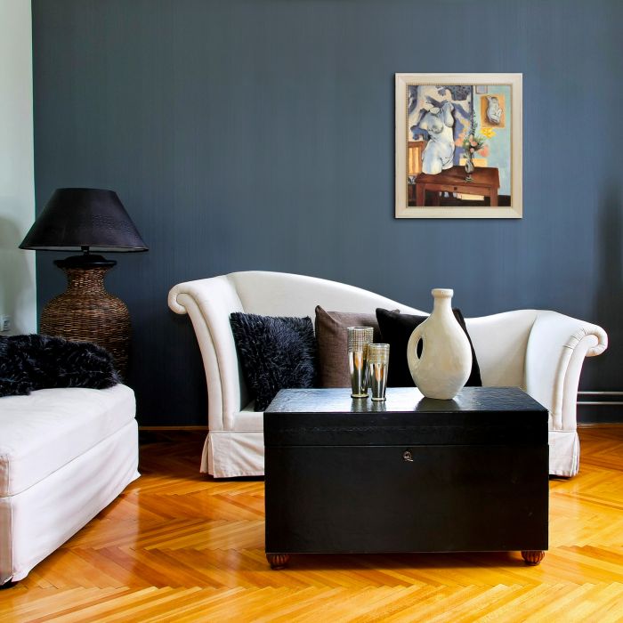 Greek Torso with Flowers Pre-Framed - Constantine Frame 20" X 24"