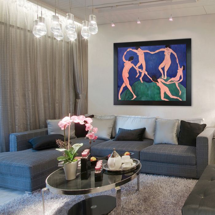 La Danse Pre-Framed - New Age Black Frame 30"X40"