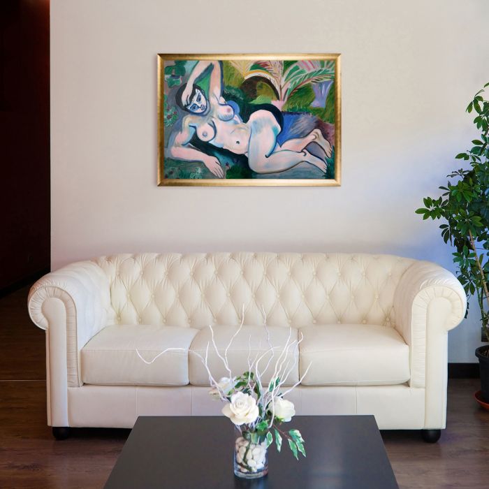 Blue Nude (Memory of Biskra), 1907 Pre-Framed - Gold Luminoso Frame 24" x 36"