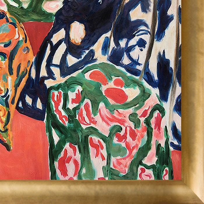 Seville Still Life Pre-Framed - Gold Luminoso Frame 20"X24"