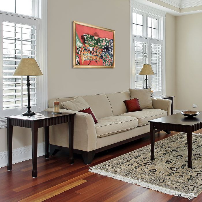 Seville Still Life Pre-Framed - Gold Luminoso Frame 20"X24"