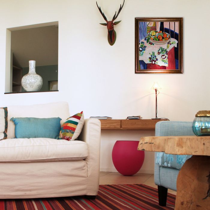 Still Life with Oranges Pre-Framed - Verona Cafe Frame 20"X24"