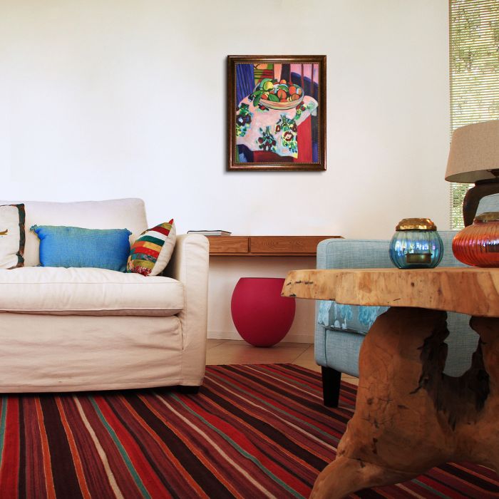 Still Life with Oranges Pre-Framed - Verona Cafe Frame 20"X24"