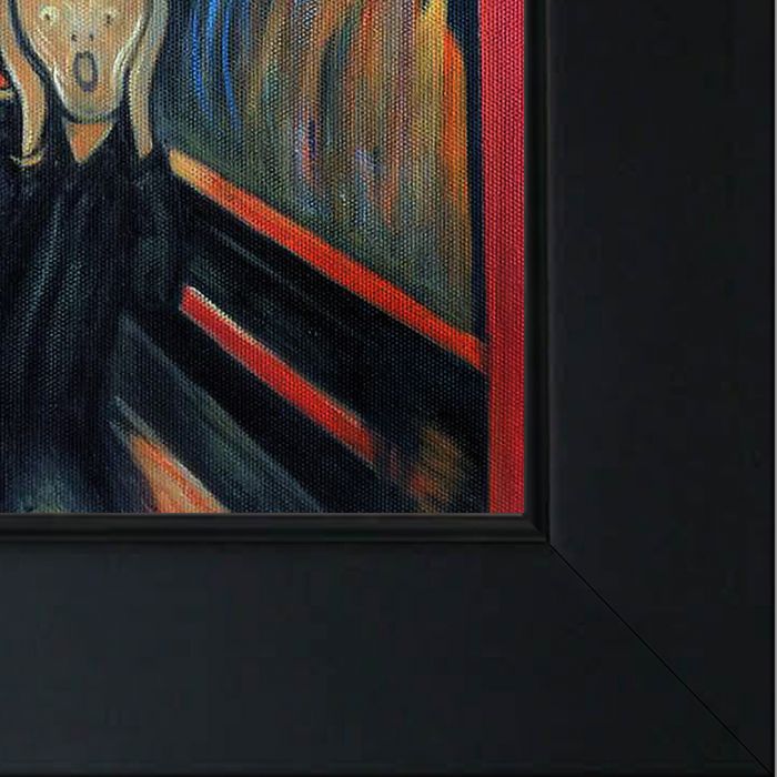 The Scream Pre-Framed - New Age Black Frame 8"X10"
