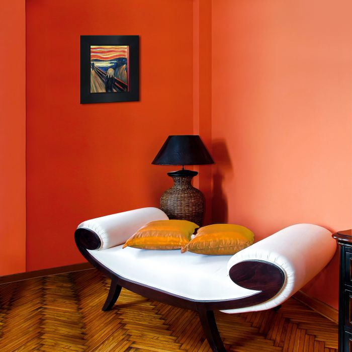 The Scream Pre-Framed - New Age Black Frame 8"X10"