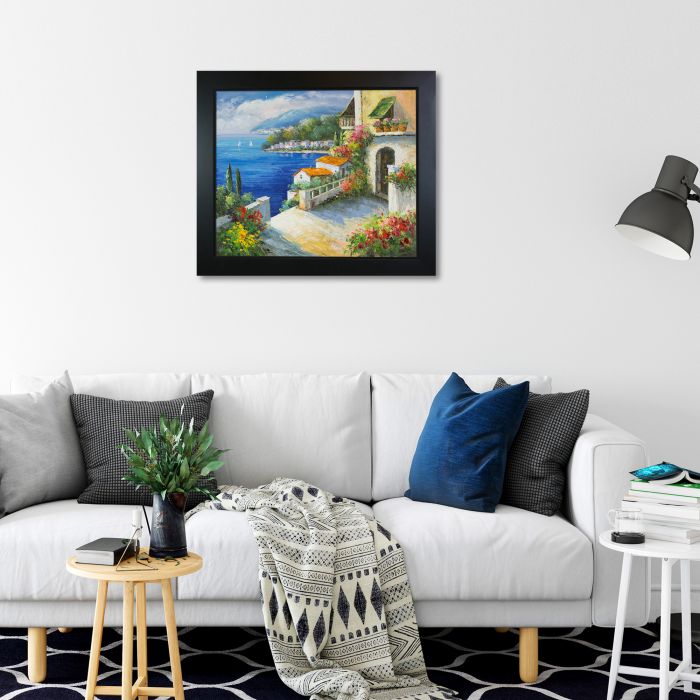 High Rise Bay Pre-Framed - New Age Black Frame 20"X24"