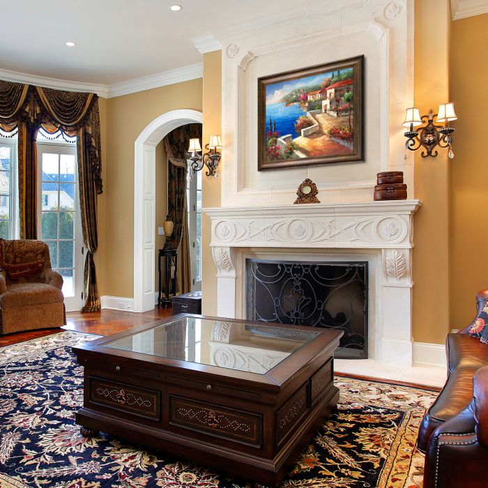 Vacation Harbor Pre-Framed - Modena Vintage 20" X 24"