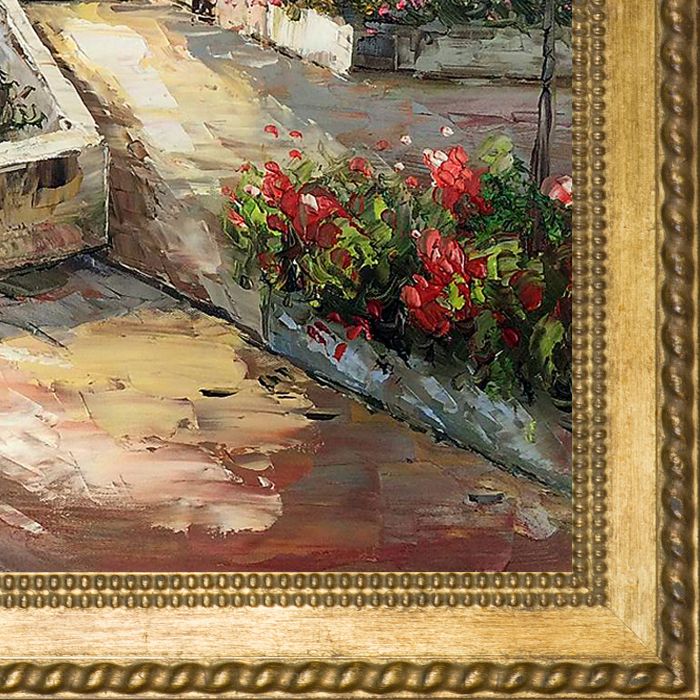 Vacation Harbor Pre-Framed - Verona Gold Braid Frame 20"X24"