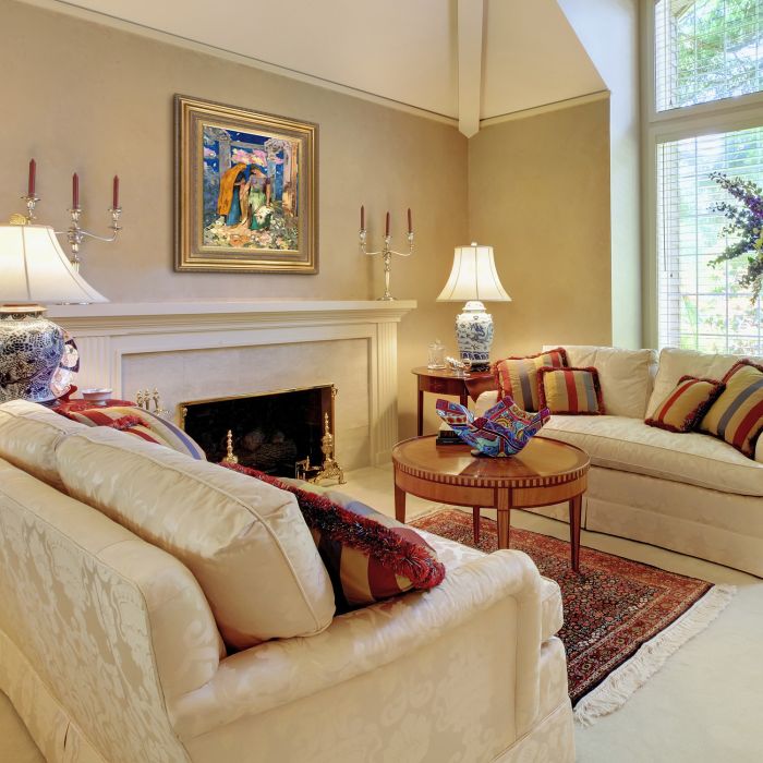 Mystical Conversation, 1896 Pre-framed - Mediterranean Gold Frame 20"X24"