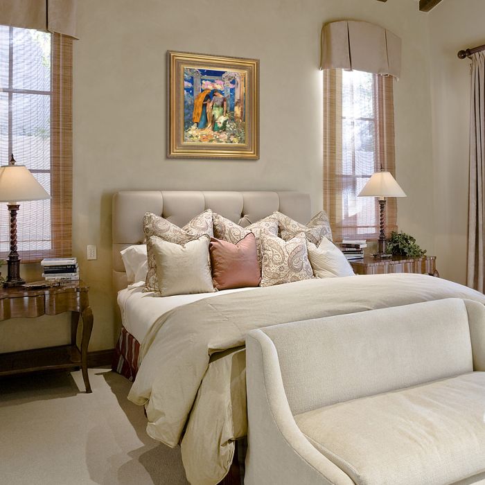 Mystical Conversation, 1896 Pre-framed - Mediterranean Gold Frame 20"X24"