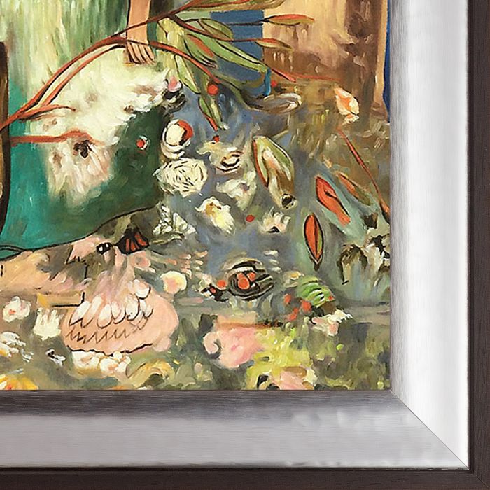 Mystical Conversation, 1896 Pre-framed - Magnesium Silver Frame 20" X 24"