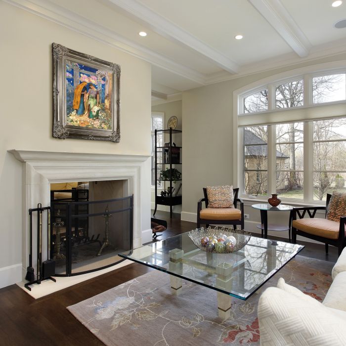 Mystical Conversation, 1896 Pre-framed - Renaissance Champagne Frame 20"X24"